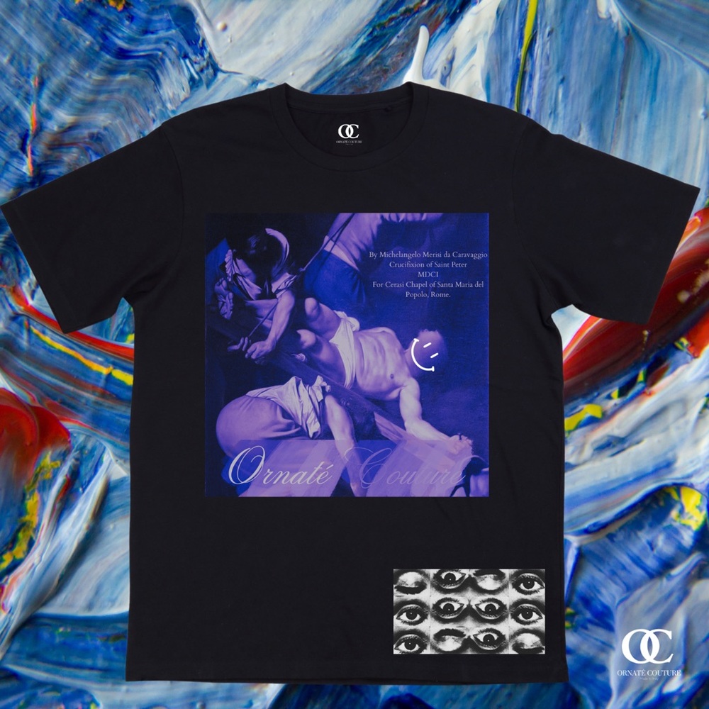 Ornaté Couture x Caravaggio Inspired Abstract Tee